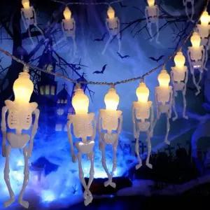 30구 LE알찬D 뼈다귀 가랜드 전구 4.5M 할로윈장식 줄전구