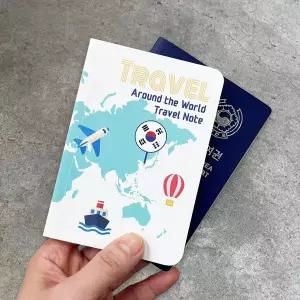 2026 최신판 브이노트 세계지도 여행 수첩 여권 어린이 국기 수도 포스터 가족 추억 선물
