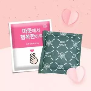 포켓용핫팩 따뜻해서 행복한 하루 미니 핫팩 45g g 따뜻 겨울 포켓용