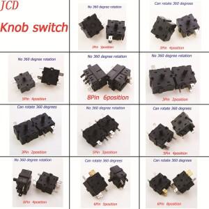1PC 전기 룸 히터 3 위치 4 핀 5Pin 로터리 선택기 AC 250V 16A RT222 RT233-1-B