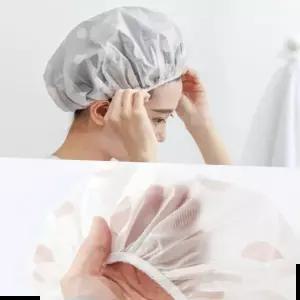 비닐 물방울 샤워캡 헤어캡 샴푸캡 머리캡 목욕