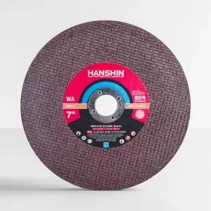 한신 절단석 WA 180mm (7인치) 스틸 스텐 겸용 절단날 그라인더날 25장
