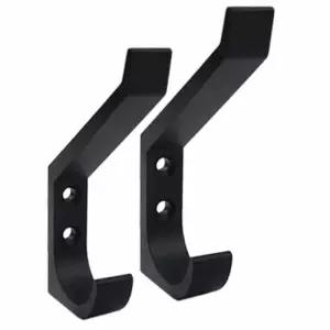 벽면 옷걸이베이직 흑색 의류 행거 후크 옷 정리대