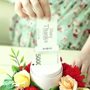 반전플라워용돈케이크 대 핑크 어버이날 선물 생일 이벤트 장식 꽃다발 파티 데코 레이 션