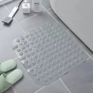 욕실 타일 깔끔한흡착 매트 미끄럼 방지 발판 다크그레이