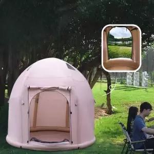 대형 돔 쉘터 에어 2세대 원터치 전실 리빙쉘 자동 돔텐트