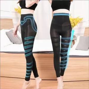 수면스타킹 종아리 하이웨이스트 허벅지 타이즈 보정 압박스타킹