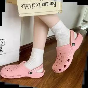 다우리협력업체02 여름 여성 뮬 발편한 3컬러 고무 슬리퍼 아쿠아 방수