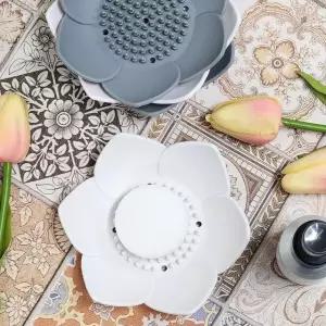 받침 실리콘 꽃 비누 (WFKB42Z)