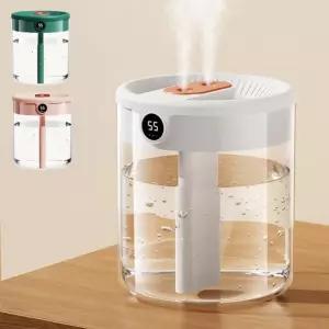 대용량 2L 듀얼 스프레이 가습기 나노 미스트 안개분사 무드등 무소음