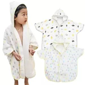 유아 목욕 순면 타월가운 1~6세 1P 물놀이 비치가운 aki6+4gmv