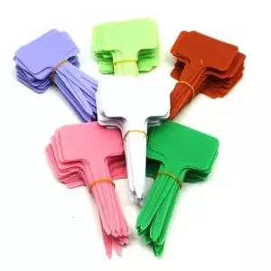 알록달록 화분용 플라스틱 식물 라벨/이름표/네임택 (6컬러x20장 셋트) (WFKB02F)