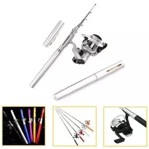소형낚시대 펜낚시대 휴대용 펜낚시대(색상랜덤) 낚시릴 간편휴대 휴대용낚시대 인기상품 미니 기획전 스피