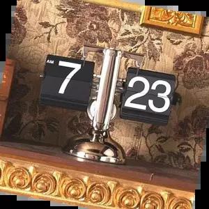 스탠드시계 메탈 플립 디자인소품 인테리어소품