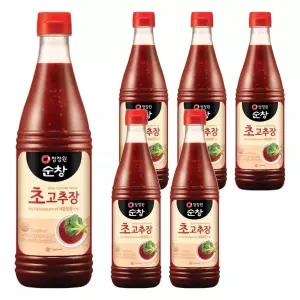 (1+1) 청정원순창 초고추장, 1kg, 6개  2Set