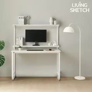 [리빙스케치] 국내제작 옥스퍼드 900 높은 선반형 2단 A타입 책상[착불]E0등급 컴퓨터 학생용