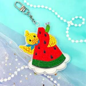 키링만들기 가방꾸미기재료 보석십자수키트 어린이십자수활동 데일리백