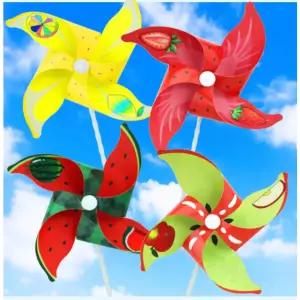 유치원 부모참여수업 여름활동 여름미술활동 바람개비만들기 체험교육 예술