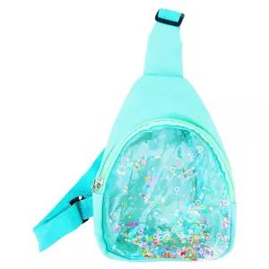 어린이가방 소풍가방 아동용슬링백 귀여운가방 민트색 좋은재질 추천