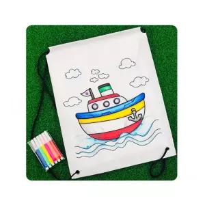 학원 초등학교 가방색칠하기 diy키트 가방만들기 사인펜포함 가성비 추천