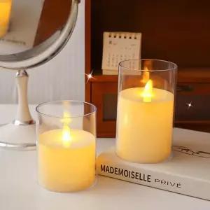 LED캔들 움직이는 초 고정캔들 촛불 홈테코 프러포즈/인테리어/청혼/촛불길/조명등/조명/LED/무드등