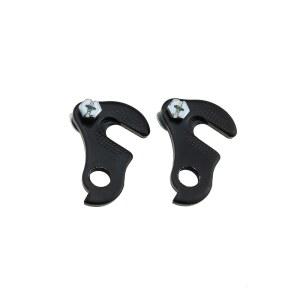 [미국배송] 시마노 SRAM 리어 기어 디레일러 핏 컨버터 어댑터용 DGZI 2PCS 자전거 행거 플레이트 블랙