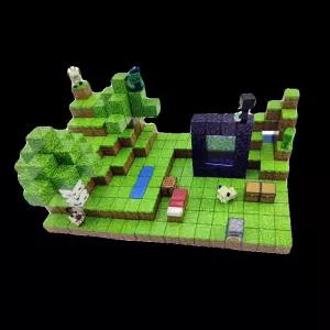 벽돌 블록 마인크래프트 창의력 장난감 자석 큐브