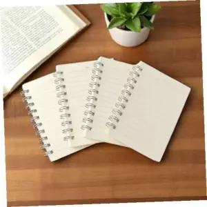 투명커버 스견고한프링 유선노트 심플 공책 학습 필기노트