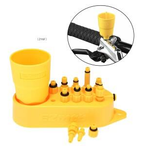 자전거 유압  브레이크 미네랄 오일 블리딩 키트 도구 MTB 로드 바이크 어댑터 주입 조인트 포함