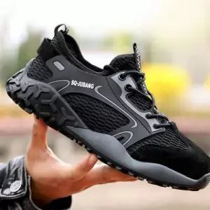 [하프클럽/]남성 캠핑 에어메쉬 경량 트래킹화 운동화 등산화 신