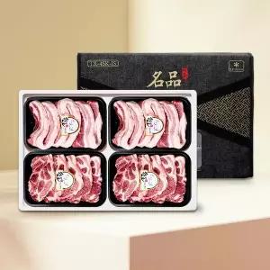 [신세계라이브쇼핑][청루원] 한돈 실속 선물세트 3호(2kg)(삼겹500g2/목살500g2)