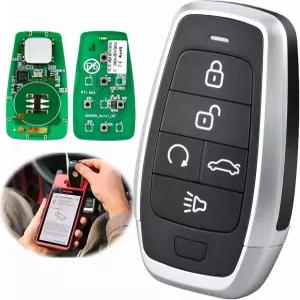 Autel MaxiIM IKEY IKEYAT5TPR 프로그래머블 스마트 키 교체 5 버튼 잠금 해제 에어 서스펜션 원격 시동