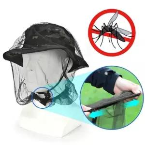 (옵션 단일옵션)얼굴 모기장 안면 벌레망 방충망 농사 벌초 양봉모자