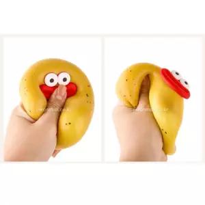 (12개 색랜덤) 감자빵 스퀴시 말랑이 세트/가게/완구/인형/젤리/가정/모찌/감각/놀이/장난감/감촉/고릴라