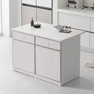 나무뜰 오드 미드센츄리 E0 폭깊은 광파오븐 아일랜드 홈바 식탁 1200X750 MWF409C