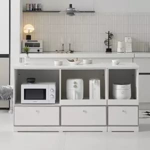 나무뜰 노바 미드센츄리 E0 폭깊은 광파오븐 렌지 아일랜드 홈바 식탁 1600X600 MWF370C