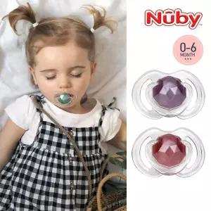 벨벳 노리개젖꼭지(2P)_핑크/퍼플(0~6개월)