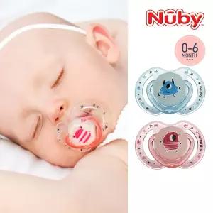 몬스터 야광노리개 젖꼭지(0-6개월)(2P)_컬러몬스터