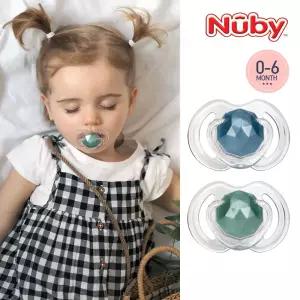 벨벳 노리개젖꼭지(2P)_블루/그린(0~6개월)