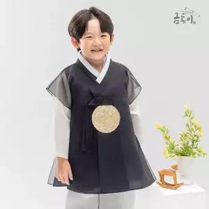 [보리보리/금동이한복]남네이비용보 아동한복 남아한복