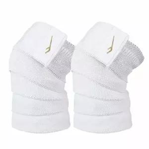 랩 무릎 보호대 무릎아대 헬스 화이트