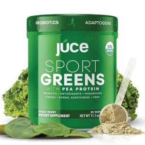 주스 SG7 스포츠 그린 파우더 보충제 식물성 단백질 버섯 혼합 베리 맛 30인분 스 제공