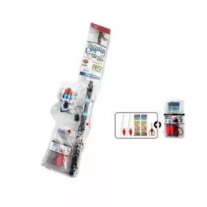 고품질 입문용 와쿠 세트 낚시대 270 미니 초이나게 (WFKB75G)