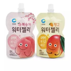 워터젤리 복숭아 과일맛 쥬스 파우치 혼합음료