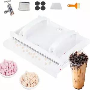 OJHGRDFV 매뉴얼 타피오카 펄 메이커 기계 DIY 도구 성형 필 타로 볼 카사바 문지르기 보드