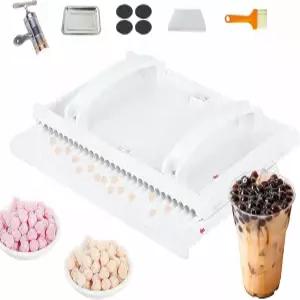 OJHGRDFV 수동 타피오카 펄 메이커 기계 3-12mm DIY 도구 성형 필 타로 볼 카사바 러빙 보드 (6mm)