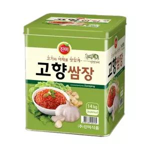 진미 고향쌈장 14kg / 대용량 업소용