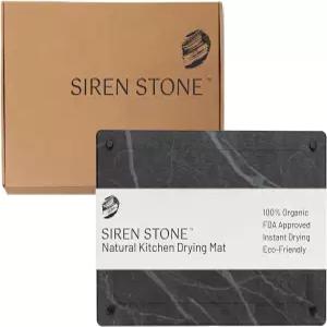 사이렌 스톤 천연 식기 건조 매트 ？ 급속 기술 모던 디자인 무독성 여성 브랜드의 BPA 프리 주방 내구성 및