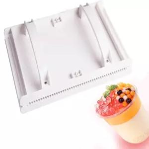 TREYX 타피오카 펄 성형기 DIY 메이커 도구 수동 기계 3-12mm 필 타로 볼 카사바 러빙 보드 (10MM)