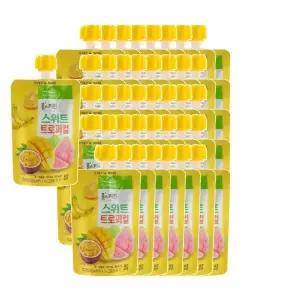 풀스키친 스위트 트로피컬 주스 100ml 40개 과일음료 착즙주스 파우치